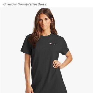 Champion Black Mini Dress Cotton